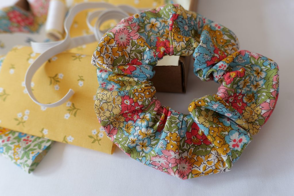 DIY craft kits including scrunchies, book sleeves and glasses cases
