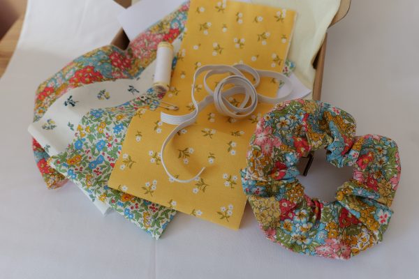 DIY Hair Scrunchies Kit - 'Bloom In Yellow' - Image 4