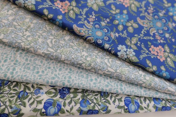 DIY Hair Scrunchies Kit - 'Beautiful In Blue' - Image 3