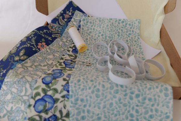 DIY Hair Scrunchies Kit - 'Beautiful In Blue' - Image 5
