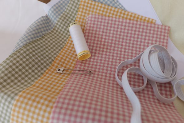 DIY Hair Scrunchies Kit - 'Gingham Heaven' - Image 4