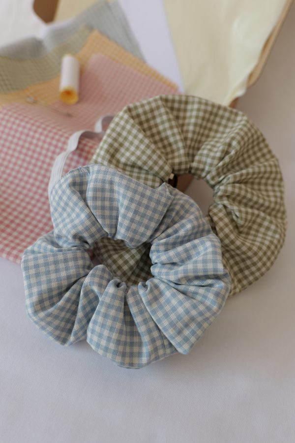 Gingham Heaven Hair Scrunchies