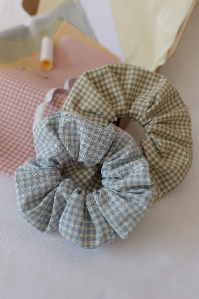 Gingham Heaven Hair Scrunchies