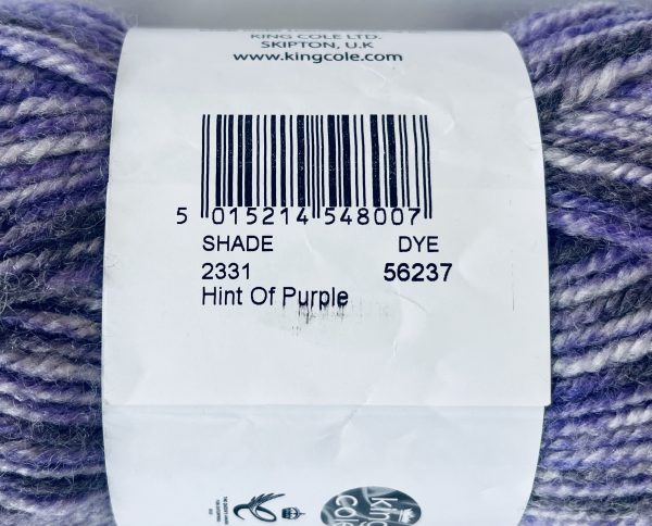King Cole - Fashion Aran - Hint of Purple
