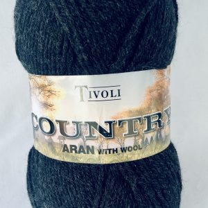 Tivoli Country Aran Wool - Black - 100 grams