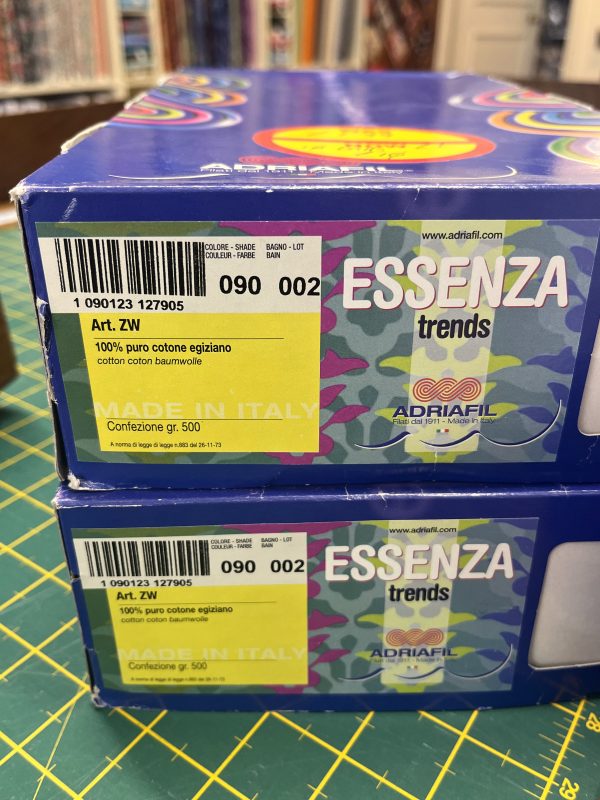 Adriafil Essenza Trends 100% cotton yarn