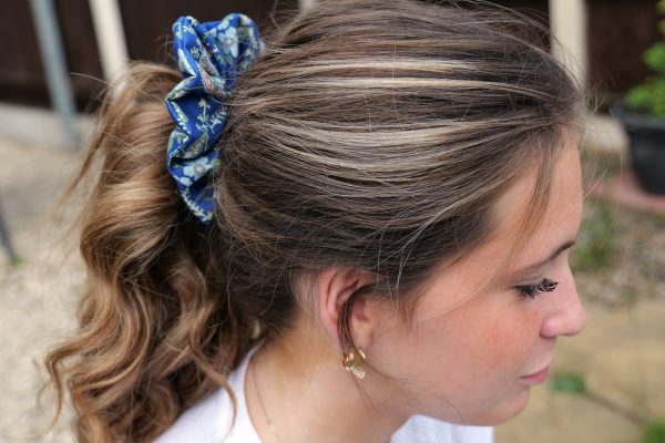 Beautiful In Blue hair scrunchie SIY hair scrunchie kit