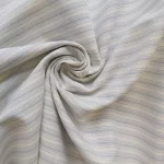 100% Cotton Blue and White Stripe design fabric