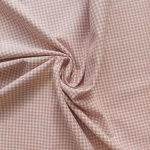 100% Cotton Pink Gingham fabric