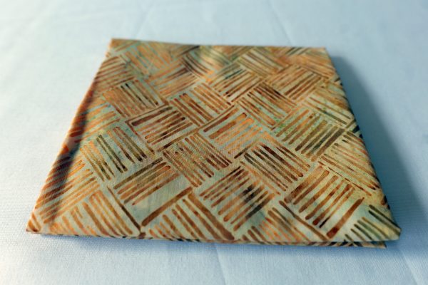 Brown fabric with a line print - Hoffman Fabrics - Bali Batik Handprints – Sku 3343205