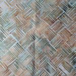 Brown fabric with a line print - Hoffman Fabrics - Bali Batik Handprints – Sku 3343205