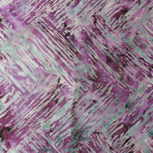 Purple and steel blue fabric with brush effect print - Hoffman Fabrics - Bali Batik Handprints – Sku 3348 528