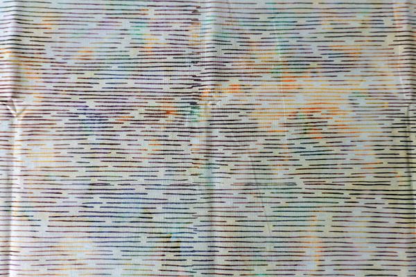 Cream fabric with a line print - Hoffman Fabrics - Bali Batik Handprints – SKU 3356 315
