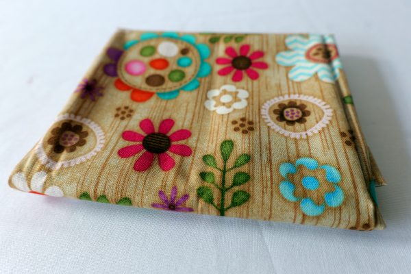Wooden effect with bright coloured florals - SPX Fabric – Woodland Critters by Me-O-My