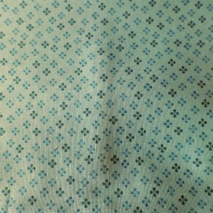 Blue with a small blue clover design - Stof Fabrics – Gradiente #MCS 17-62