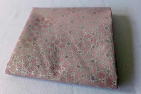 Pale lilac with a silver metallic star design - Stof Fabrics – Magical Moments collection (#17-07)