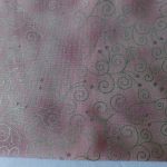 Pale lilac with a metallic silver heart print - Stof Fabrics – Magical Moments collection (#17-16)
