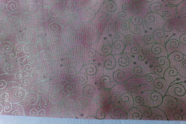 Pale lilac with a metallic silver heart print - Stof Fabrics – Magical Moments collection (#17-16)