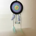 Dreamcatcher, crocheted using Sirdar Stories DK yarn