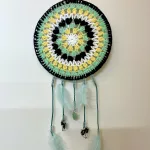 Dreamcatcher, crocheted using Sirdar Stories DK yarn