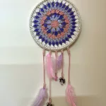 Dreamcatcher, crocheted using Sirdar Stories DK yarn