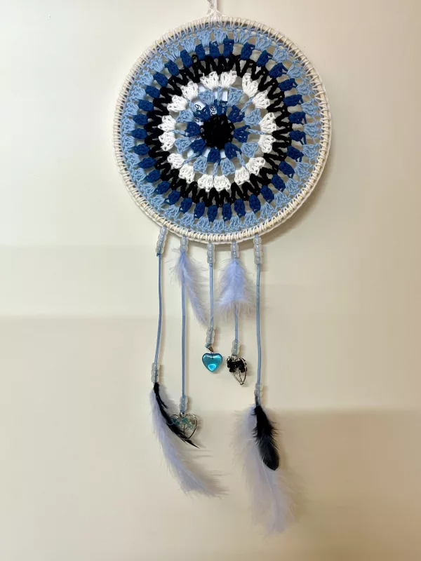 Dreamcatcher, crocheted using Sirdar Stories DK yarn