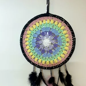 Dreamcatcher, crocheted using Sirdar Stories DK yarn