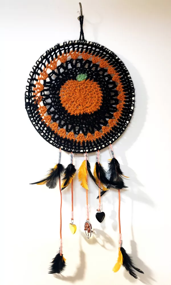 Halloween Pumpkin Dreamcatcher