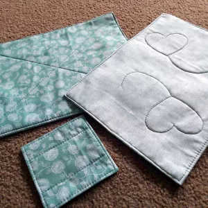 Learn to use a sewing machine, make a placemat and coaster