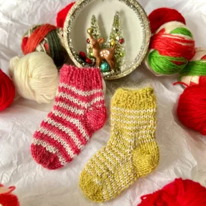 4/11/26 - Workshop - Knitting In The Round - Mini Xmas Stocking Ornament