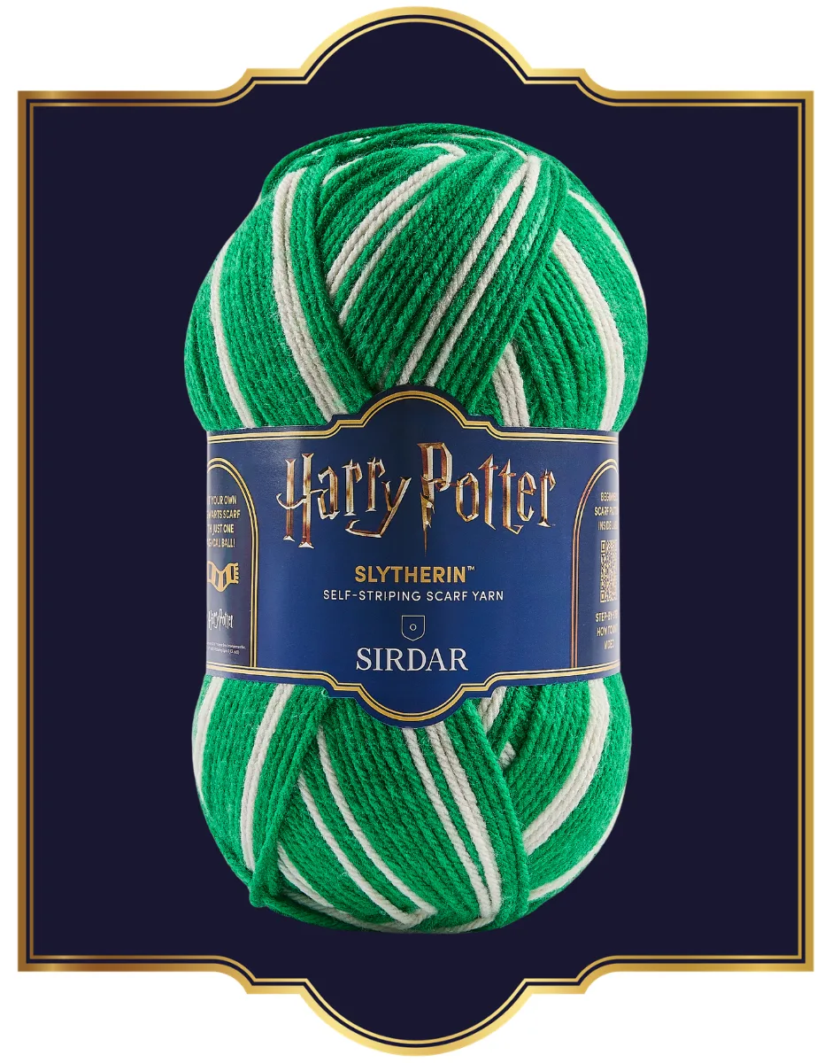 Harry Potter - Knit Your Own Self Striping Slytherin Scarf Kit - Image 5