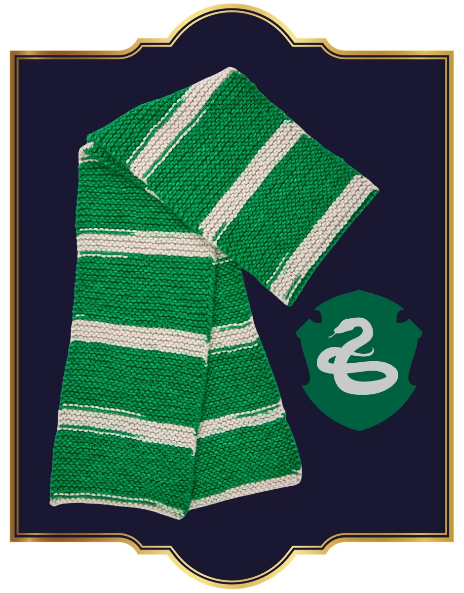Harry Potter - Knit Your Own Self Striping Slytherin Scarf Kit