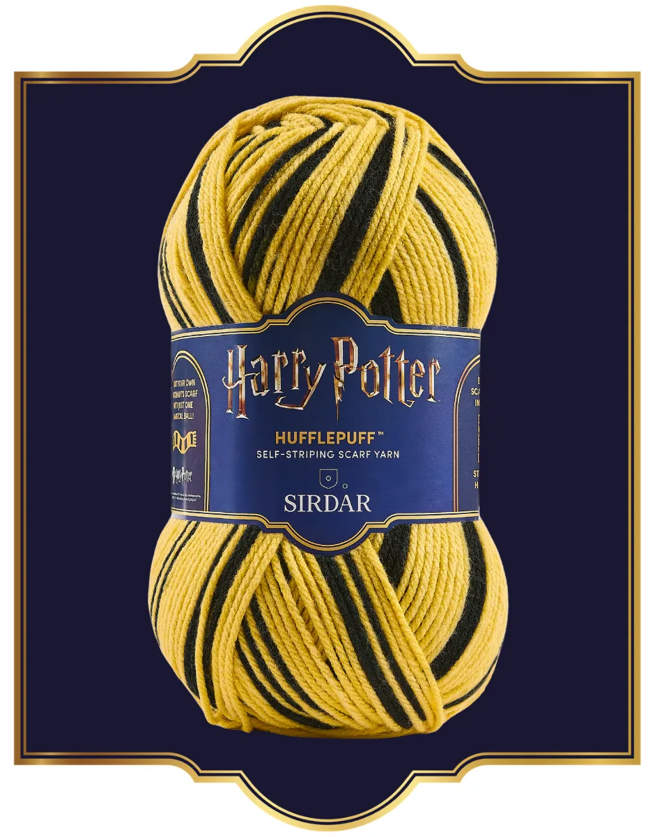 Harry Potter - Knit Your Own Self Striping Hufflepuff Scarf Kit - Image 3