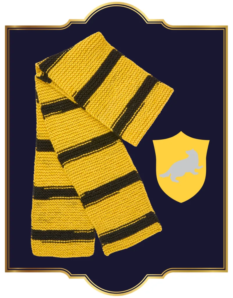 Harry Potter - Knit Your Own Self Striping Hufflepuff Scarf Kit