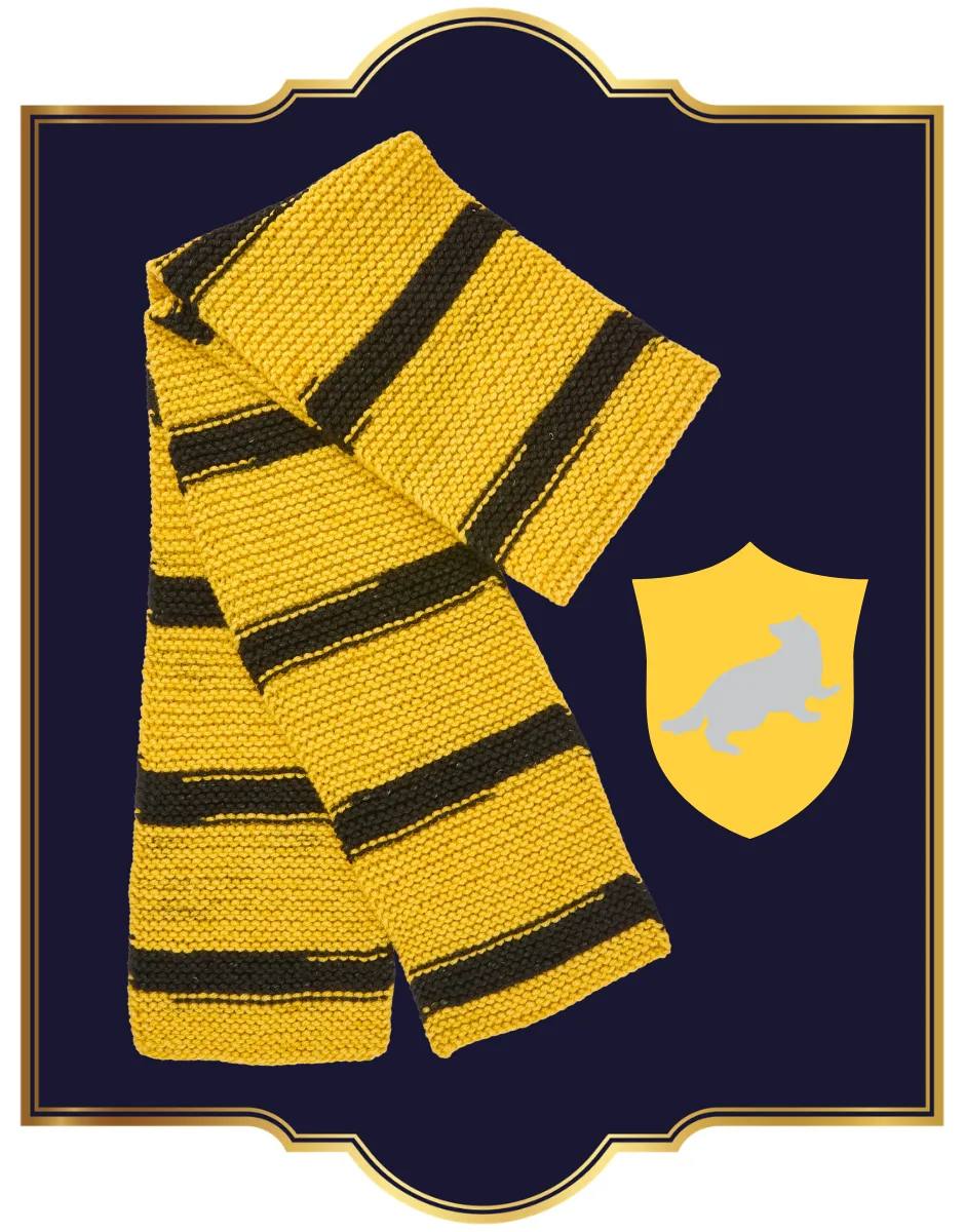 Harry Potter - Knit Your Own Self Striping Hufflepuff Scarf Kit