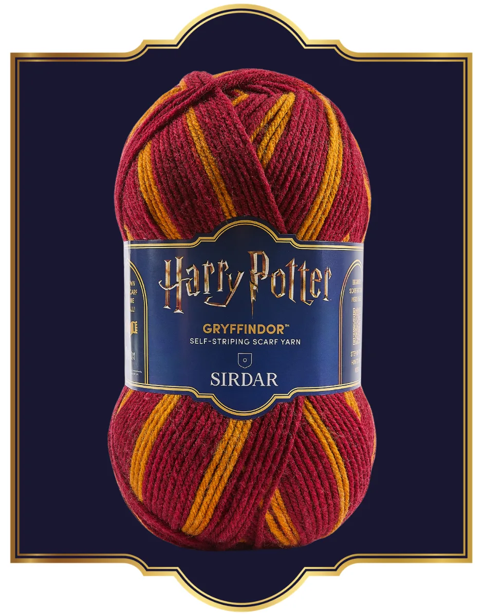 Harry Potter - Knit Your Own Self Striping Gryffindor Scarf Kit - Image 5