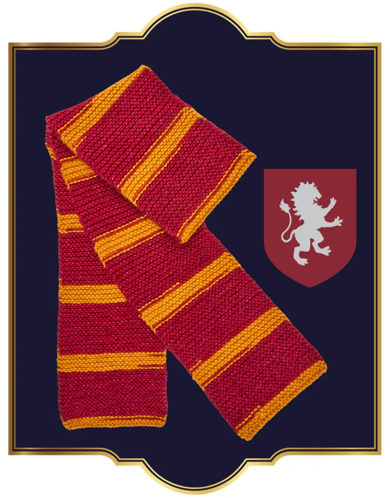 Harry Potter - Knit Your Own Self Striping Gryffindor Scarf Kit