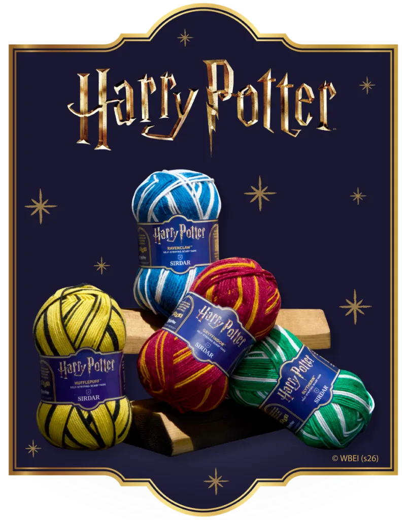 Harry Potter self striping yarn scarf kits